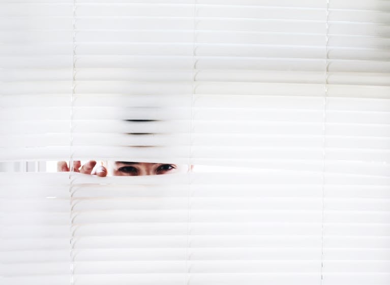 Photography of Person Peeking